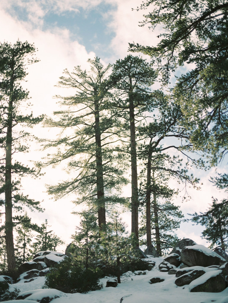 BRIDAL INSPIRATION SHOOT IN THE SNOW | BIG BEAR, CA